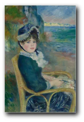 Produktbild von Kunstdruck „Am Meer“ von Auguste Renoir – 60 x 90 cm – ungerahmt