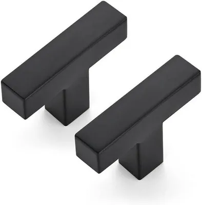Produktbild von Famanu Möbelgriffe 20 Stück, 50 mm, schwarz, aus Edelstahl