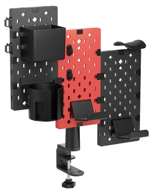 Produktbild von Holdee-Zubehör perforierte Platte SPB-153R, Rot/Schwarz