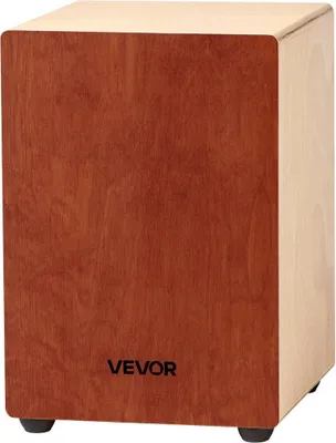 Image de Cajon Boîte à tambour Instrument à percussion en bois avec cordes de guitare Bois de bouleau