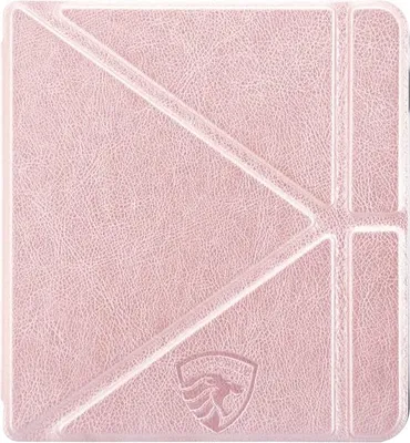 Produktbild von Dutch Shield - Origami Case Hülle für das Tolino Vision 6 Ebook - Klapphülle Ereader Schutzhülle Cover Rosa