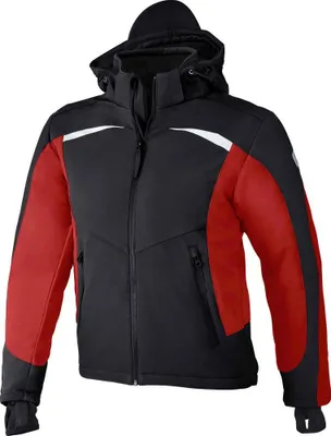 Produktbild von Kübler Winterjacke Softshell 1041 schwarz/mittel-rot Größe S