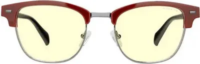 Zdjęcie produktu dla Gunnar Optiks DBL-66601, Uni , Okrągły, Klasyka, Czarny, Czerwony, Metal, Polimer nylonu, Bursztyn