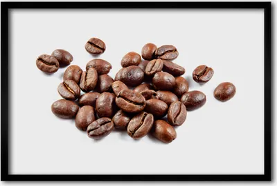 Produktbild von Bild 60x40 MDF-Rahmen, Wandkunst Kaffeebohnen