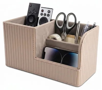 Obrázek produktu pro Omgoods – Multifunkční stolní organizér se 3 přihrádkami, vhodný pro domácnost i kancelář