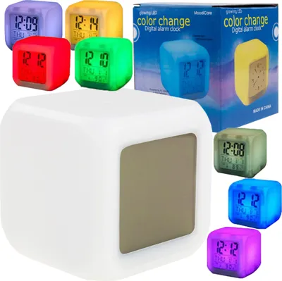 Immagine prodotto di Tg77583 Sveglia Camaleonte Lcd Luminosa Con Calendario Termometro