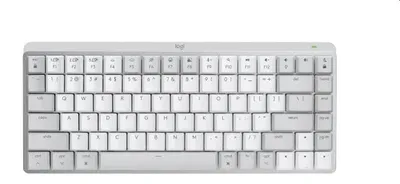 Produktbild von Logitech Master MX Mechanical Mini for Mac, Kabellos, RF Wireless + Bluetooth, Mechanischer Switch, QWERTY, LED, Grau