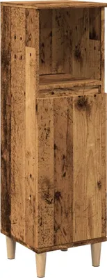 Produktbild von "2026 MODERNE" Badschrank Altholz-Optik 30x30x100 cm Holzwerkstoff - Spiegelschränke CC6558970