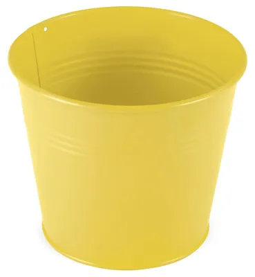 Immagine prodotto di Vaso da fiori in metallo giallo 16 x 15 cm
