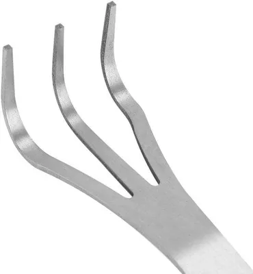 Obrázek produktu pro Nerezová zahradní rýč Unyqoos® pro bonsaje s ergonomickou rukojetí – pro péči o půdu, provzdušňování a odstraňování plevele u bonsají