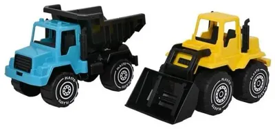 Image de Véhicule de chantier 30 cm, assortiment - Plasto