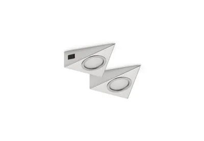 Produktbild von Naber Unterbauleuchte Razzo 1 Edelstahl 7064022 2er-Set