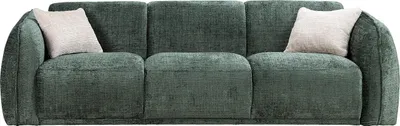 Produktbild von Sofa 3-Sitzer - Chenille-Stoff - Grün - JUNETI