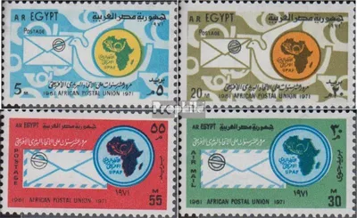 Produktbild von Briefmarken Ägypten 1971 Mi 1061-1064 (kompl.Ausg.) postfrisch UPAF
