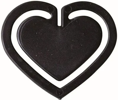 Produktbild von Büroklammern Herzklip 30mm VE=1000 Stück schwarz