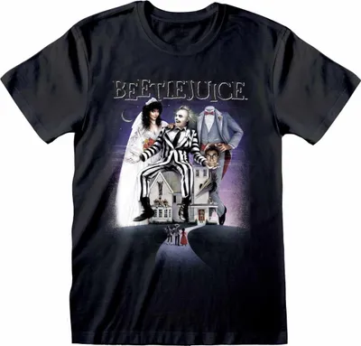 Obrázok produktu pre Beetlejuice - Plagát Black Logo - Tričko