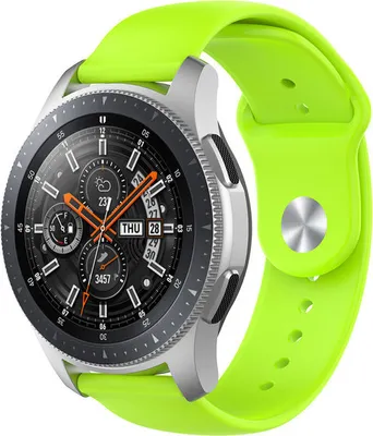 Produktbild von Strap-it Samsung Galaxy Watch 46mm Sportarmband (Hellgrün)