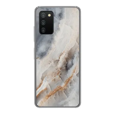 Produktbild von MuchoWow® Handyhülle Schutzhülle Hülle für Samsung Galaxy A03s Natursteine - Mineralien - Muster Silikon Softcase Handy Hülle - Schutz