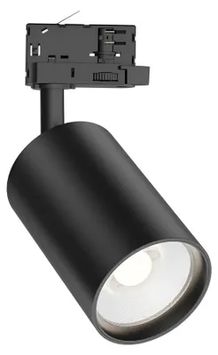 Immagine prodotto di Braytron Faretto a binario LED a 3 circuiti 30W 3CCT 3000K-6000K nero orientabile e girevole