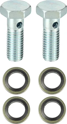 Image de 2 Ensemble Adaptateur de Raccord de Frein Universel à Boulon Banjo M10 x 1.5