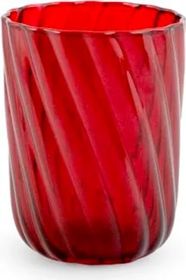 Image de Verre borosilicaté Torsè, 6 pièces, couleur rouge, cl 30.