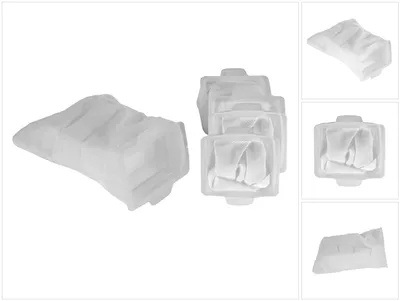 Produktbild von Makita Vlies Beutel Filterbeutel Staubsack für Akku Staubsauger DCL BCL 182 140 Z (166084-9) 5er Pack