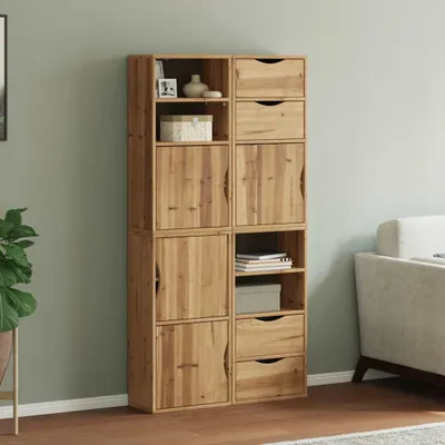 Obrázek produktu pro vidaXL Boční skříňky 4 ks. ODDA 40x24x79 cm z masivního borovicového dřeva