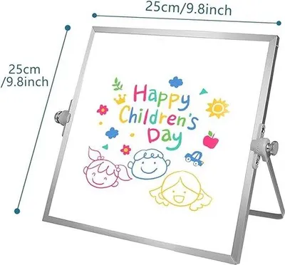 Produktbild von Famanu Whiteboard Magnetisch 25 x 25 cm - Doppelseitig