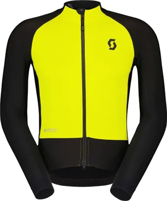 Immagine prodotto di Giacca ibrida Scott Rc Pro Warm Hybrid Goretex Windstopper, colore giallo, taglia S (uomo)