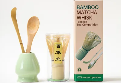 Produktbild von INF Erhöhen Sie Ihr Teeritual mit dem Matcha-Besen-Set