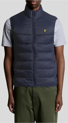 Image de Gilet Lyle & Scott pour homme, bleu 489865 : Taille - XL Taille : XL
