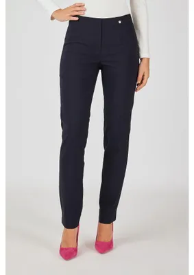 Produktbild von Robell Marie Bengalin Stretchhose Damen Marine Größe 44 Sommer