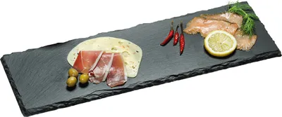 Image de KESPER Plateau de service, 56 x 18 x 0,6 cm, ardoise KESPER 38115