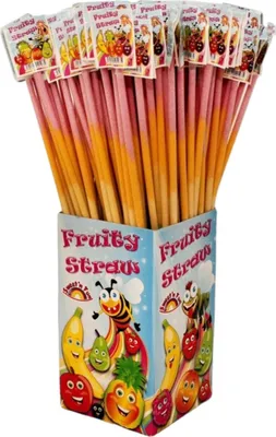 Zdjęcie produktu dla Sweet'n Fun Cukierki W Proszku O Smakach Owocowych W Słomce 140szt