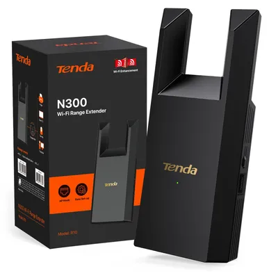Obrázek produktu pro Zesilovač signálu WLAN Tenda N300, extender WLAN, zesilovač WLAN pro stabilní signál