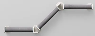 Produktbild von TRIXIE Wand-Set 2 - weiß/grau - 195 × 78 cm