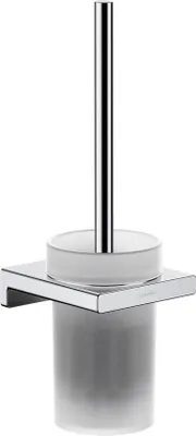 Obrázek produktu pro Toaletní kartáč a držák, chrom, 130 × 370 × 130 mm, koupelna