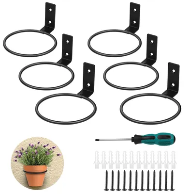 Immagine prodotto di Omgoods - Set di 6 supporti a parete per vasi