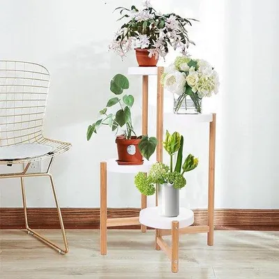 Image de Support pour fleurs - support multifonctionnel pour plantes 7 x 50,8 x 60,2 cm