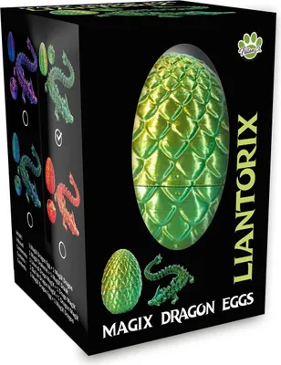 Produktbild von Drachenei "MagiX Dragon Egg LIANTORIX", grün, Drachen 22,5 cm & Ei 8 cm