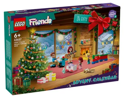 Immagine prodotto di Calendario dell'Avvento LEGO Friends 2024, giocattolo costruibile per bambini, 5 mini-doll e 3 figure di animali, idea regalo per bambini di 6 anni, per ragazze e ragazzi, per Babbo Natale e Natale, 42637