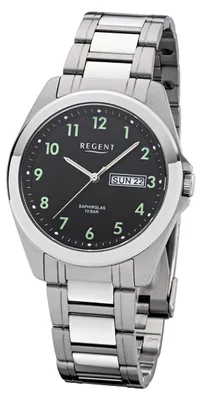 Produktbild von REGENT Herrenuhr F1186 Edelstahl Quarzwerk
