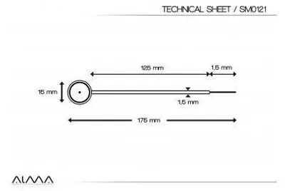 Sicherheitsplomben 100 Stück, 175 mm, weiß, fortlaufend nummeriert