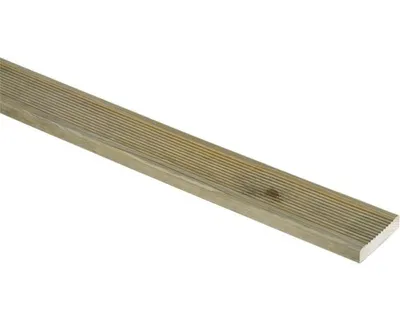 Produktbild von Konsta Terrassendiele Kiefer KDI geriffelt/glatt 2500 x 90 x 21 mm