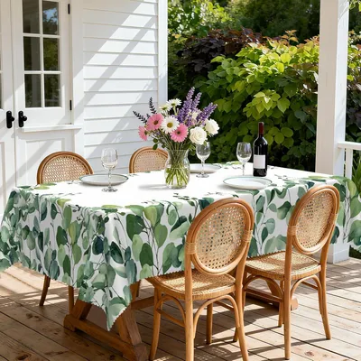 Obrázok produktu pre Ubrus 150x260 cm, kvetinový vzor, vodotesný polyester, pre záhradu