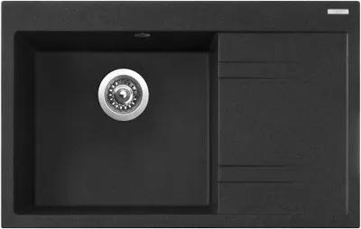 Obrázok produktu pre Granitový drez RIM 780 L Granblack 500 x 780 mm čierna SIGRI78050030L