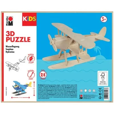 Produktbild von Marabu KiDS 3D-Puzzle Wasserflugzeug