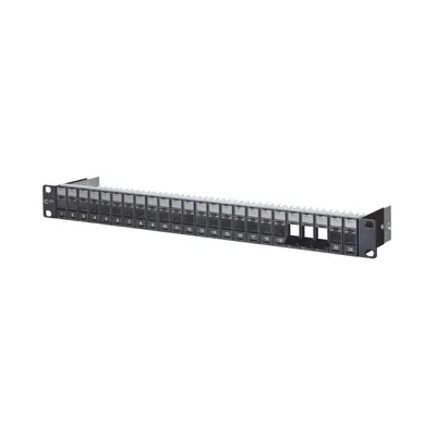 Immagine prodotto di Metz Connect Unequipped - Patch Panel - Schwarz - 1U - 48,3 cm (19") - 24 Ports (130920-BKKE)