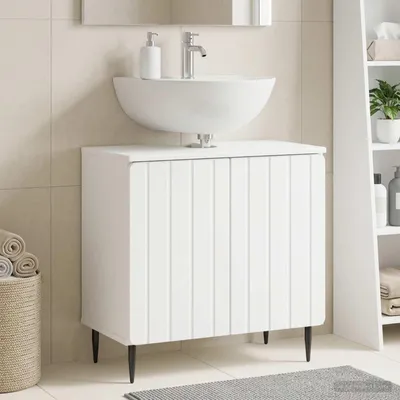 Productafbeelding van Maison Exclusive - Wastafelmeubel ZWOLLE, wit, 59,5 x 31,5 x 59 cm