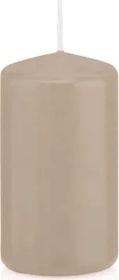 Produktbild von Stumpenkerzen Schlamm 80 x Ø 38 mm, 24 Stück, russarm, tropffrei